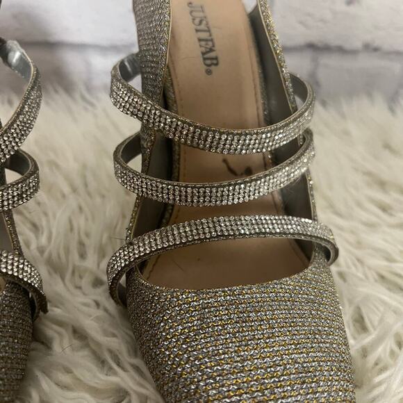 Just Fab Rhinestone Heels - Picture 3 of 12